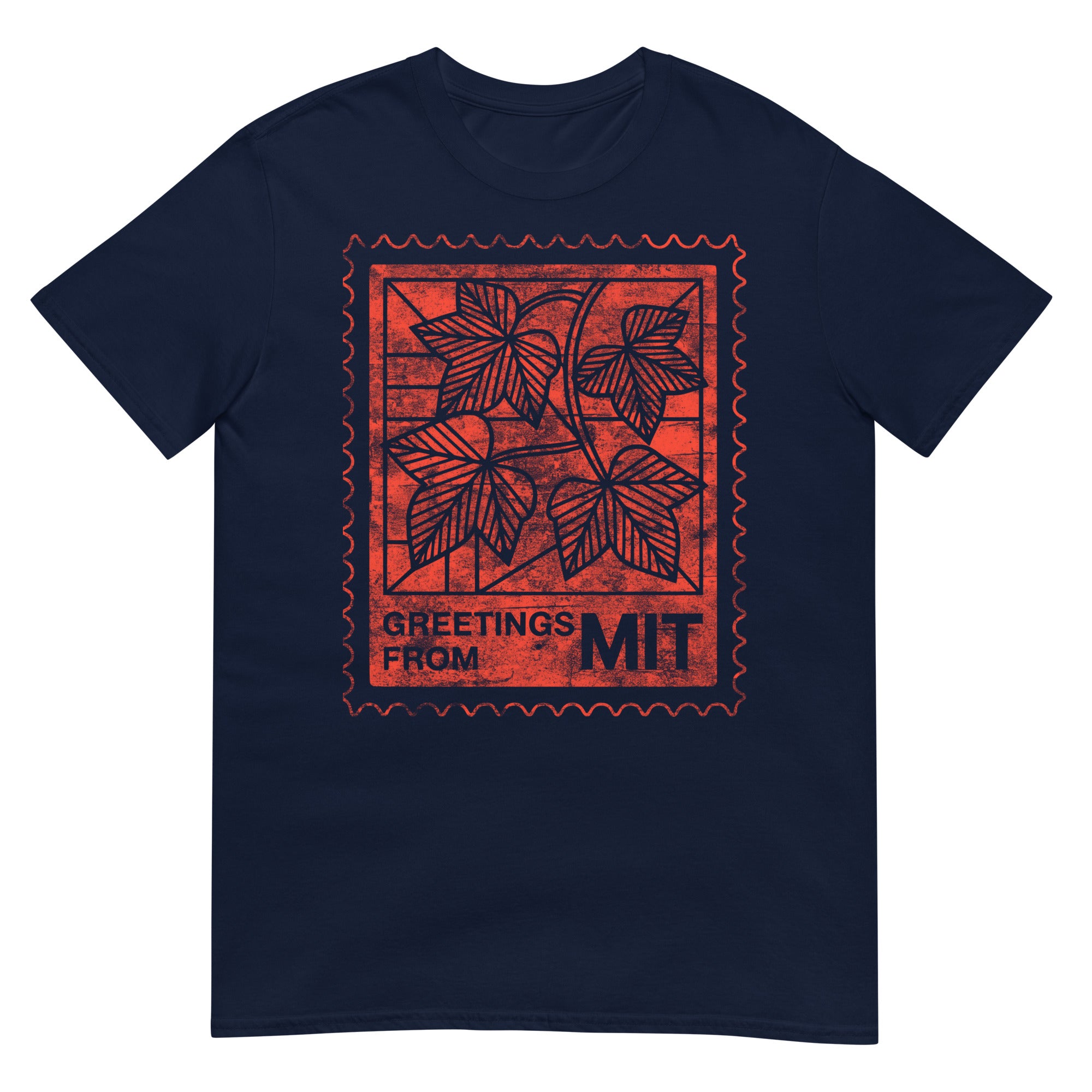 MIT T-Shirt with Vintage Postage Stamp Design, College STEM Apparel, Academic Gift