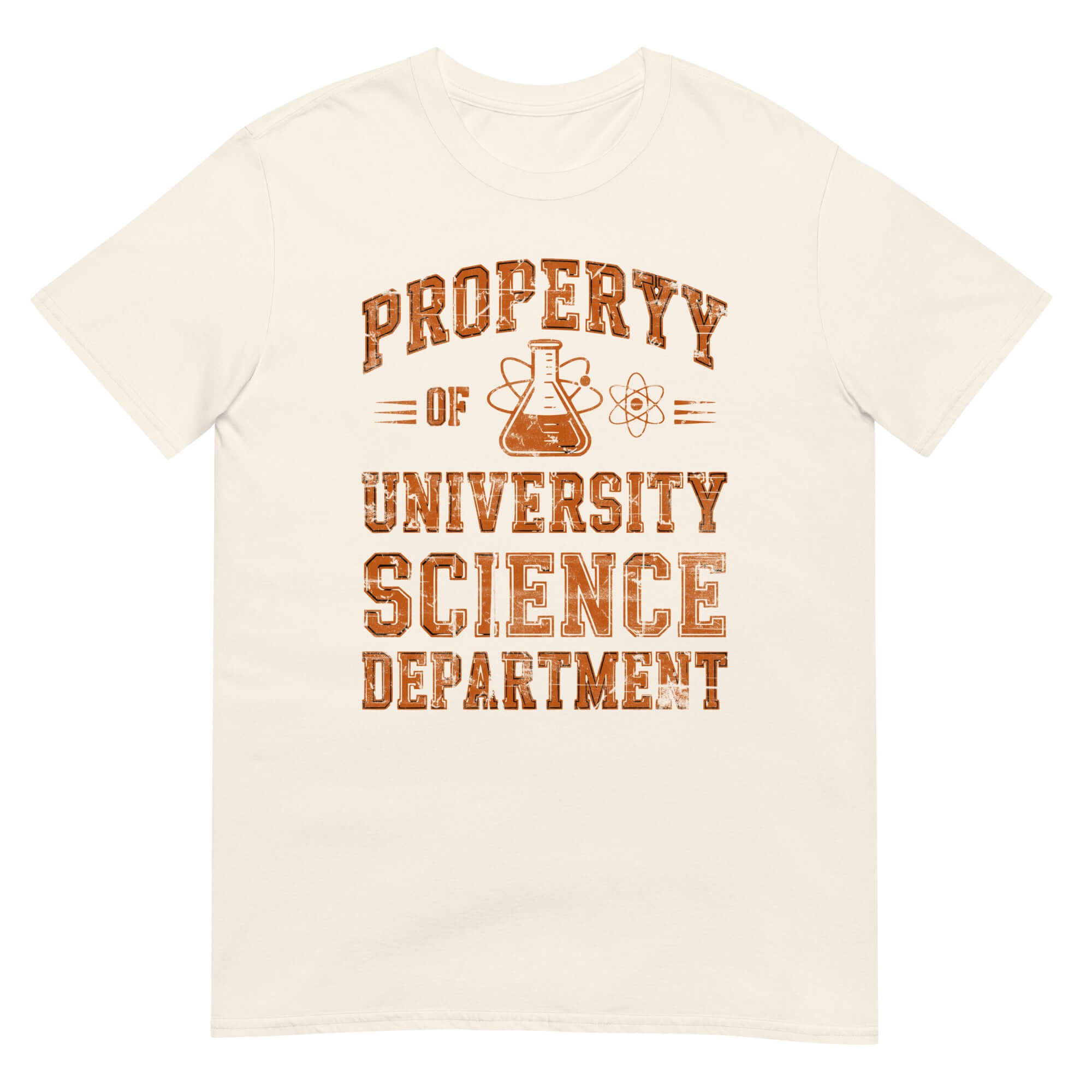 University Science Department T-Shirt, Collegiate Science Pride, Academic Team Spirit, Varsity Style, Property of Science Dept.