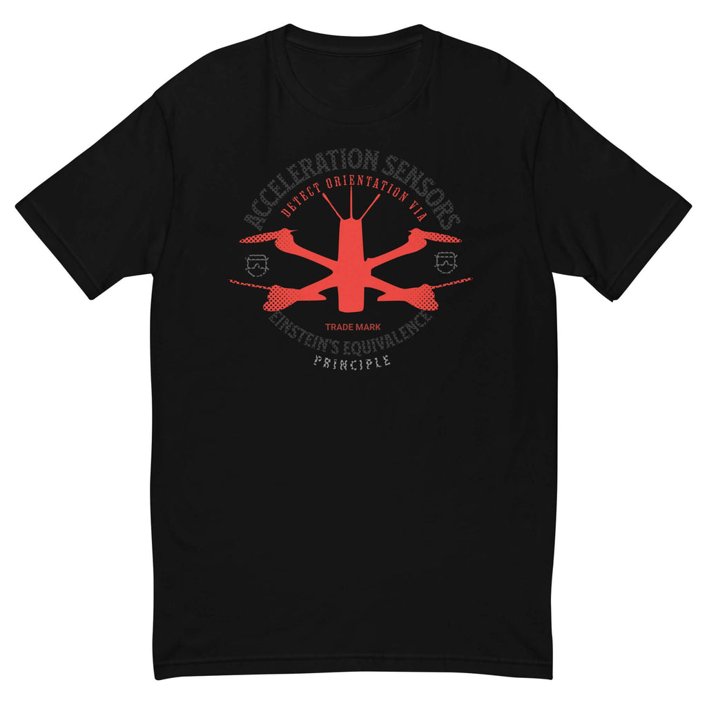 Einstein's Physics T-Shirt: Acceleration Sensors