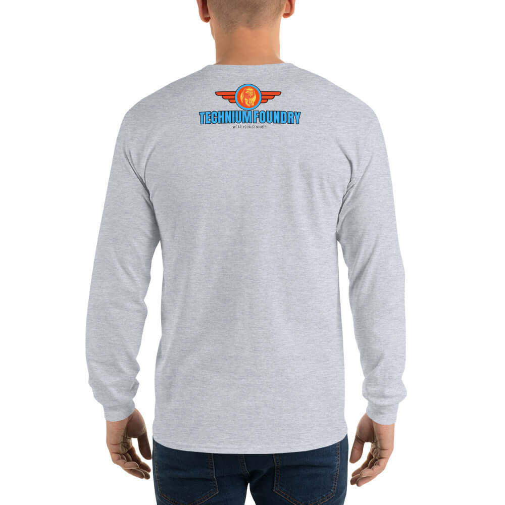 The 'If At First You Don't Succeed' Long Sleeve Tee Color: Black Long-sleeve Size: S Apparel & Accessories Technium Foundry