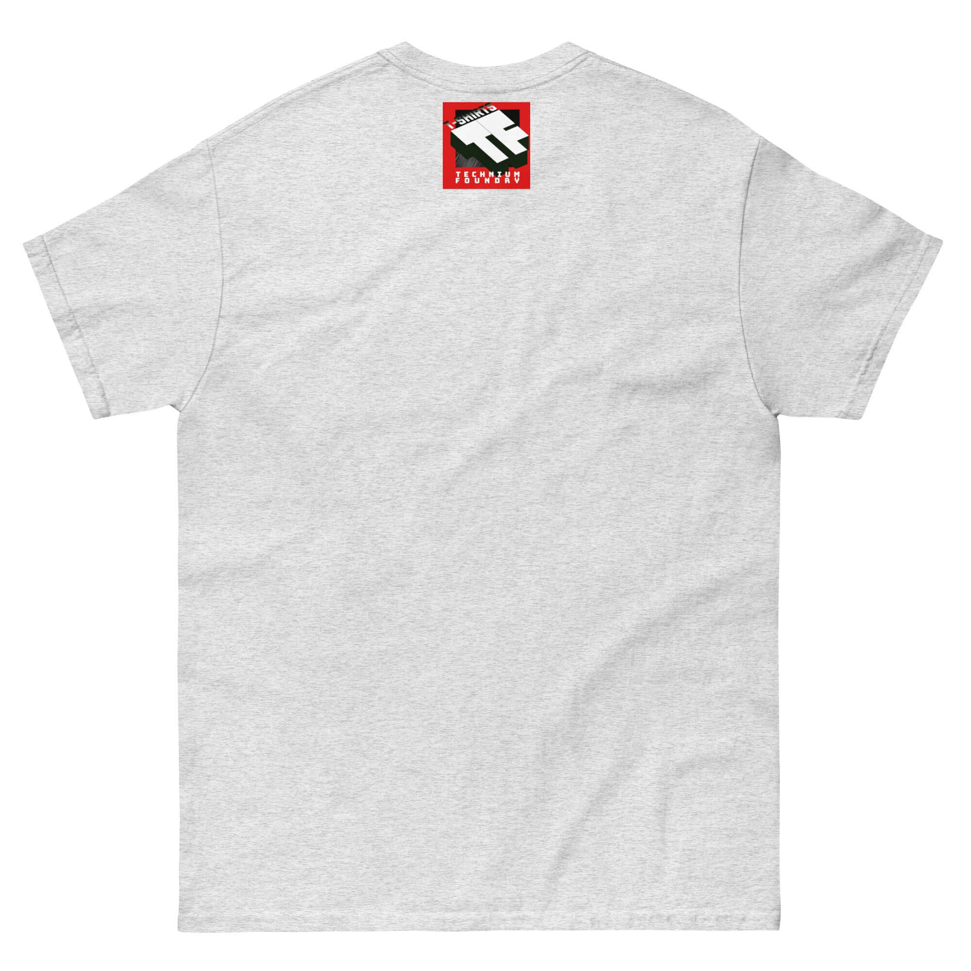 Tesler Cars & Accounting T-Shirt featuring Tesla parody design, perfect for car enthusiasts and accountants. Grey shirt back view.